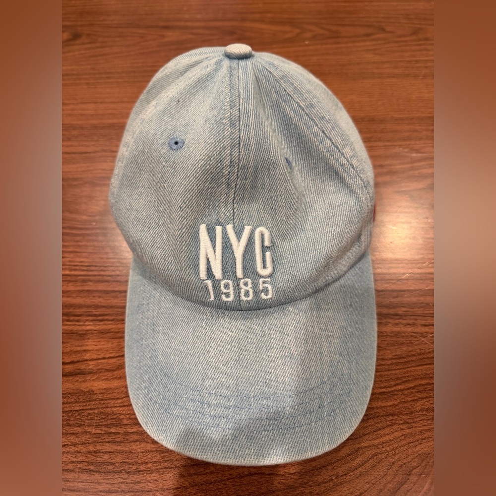 NYC 1985 Light Denim Baseball Cap